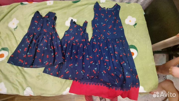 Платье мама дочь family look