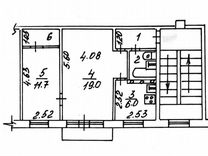 2-к. квартира, 46,2 м², 2/5 эт.