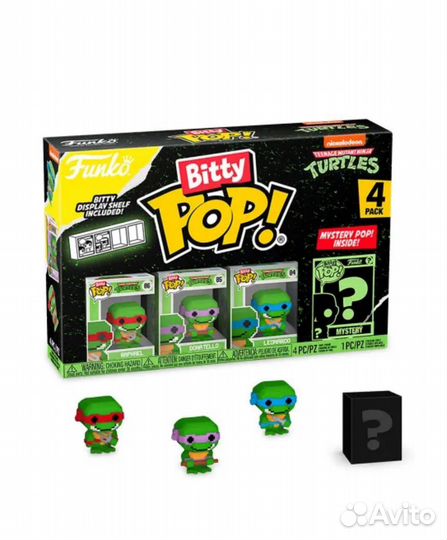 Набор фигурок Funko Bitty POP: tmnt