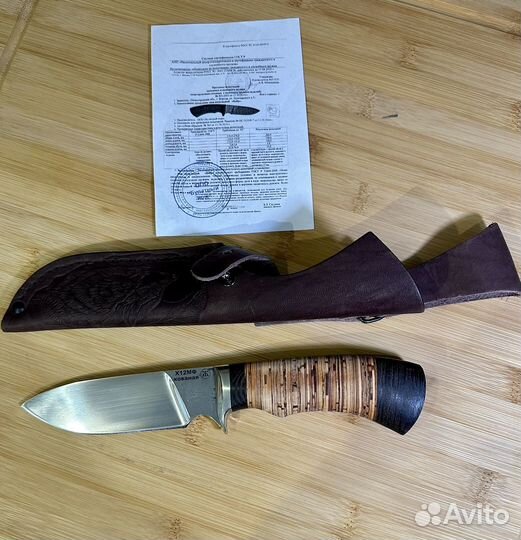 Нож из кованной стали Х12мф 