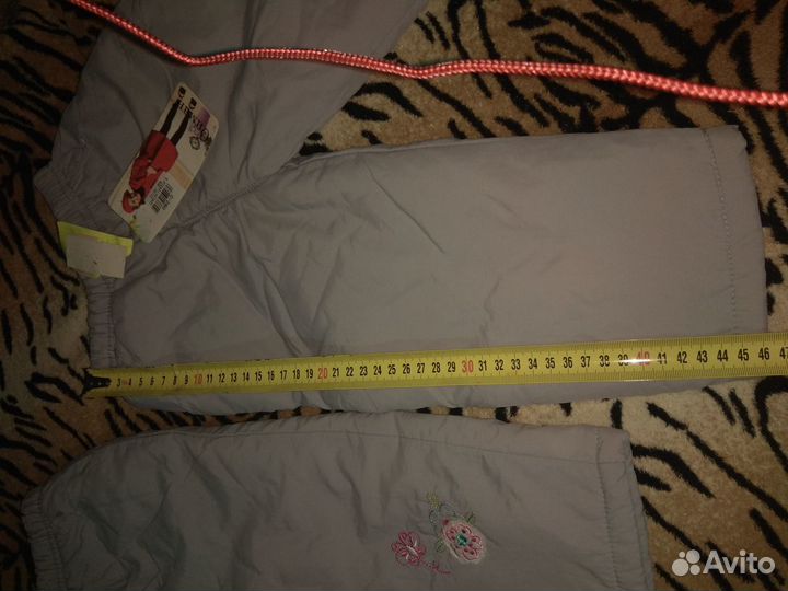 Штанишки для девочки, демисезонные, новые, 2 шт