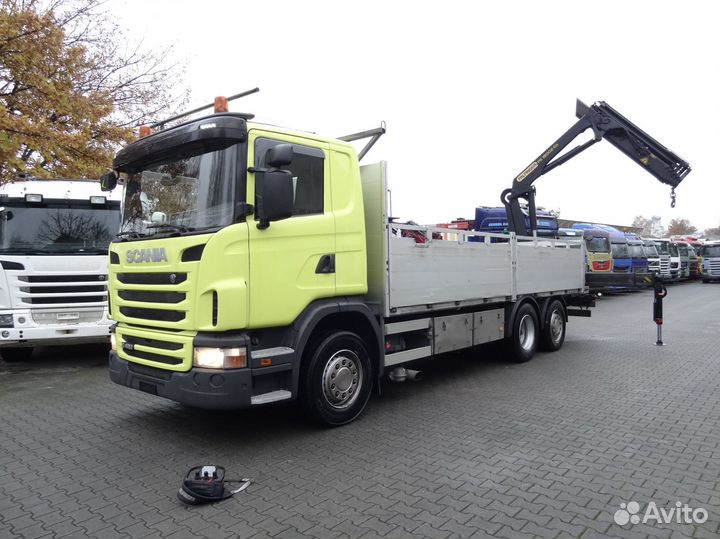 Scania P-series с КМУ, 2011