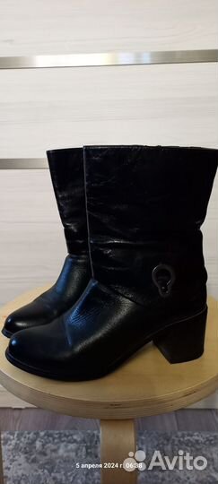 Сапоги женские натуральная кожа 35 размер