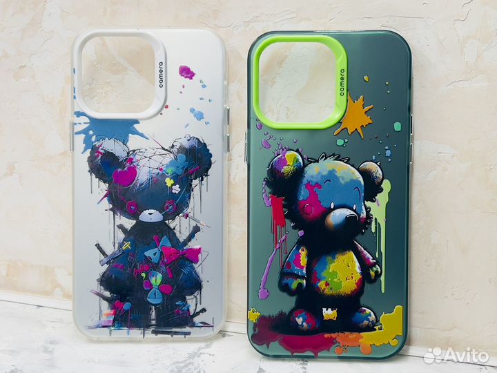 Чехол с принтом на iPhone, samsung, redmi