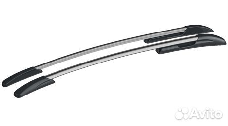Рейлинги renault kaptur черные с серым