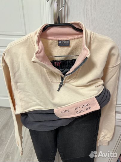 Комплект джинсы и толстовка для девочки рост 152