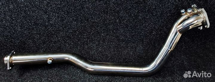 Даунпайп твинскольный для Subaru Impreza WRX STI G