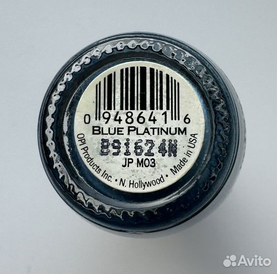 Opi лак для ногтей blue platinum винтаж