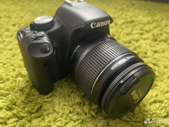 Зеркальный фотоаппарат canon 500d kit с обьективом