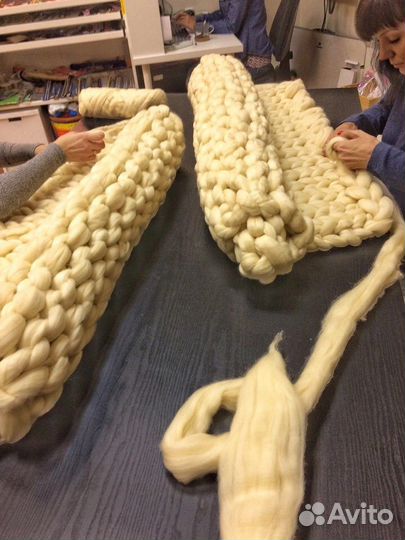 Мастер класс по вязанию пледа