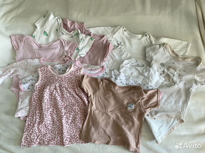 Вещи пакетом для девочки 62 68 74