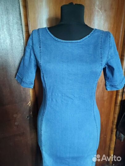 Джинсовое платье
