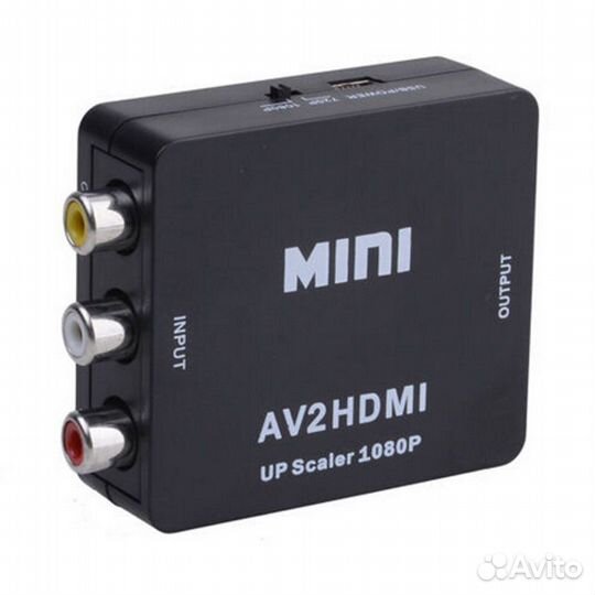 Конвертер-переходник из AV в hdmi (AV2hdmi)