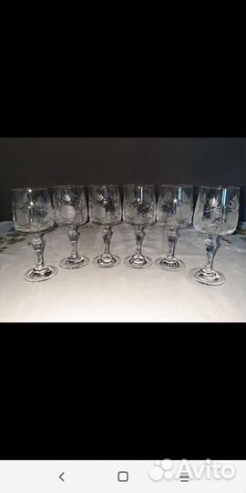 Фужеры.стопки.рюмки.Хрусталь.Югославия