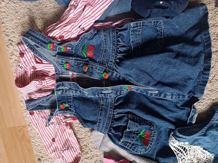 Детские вещи пакетом для девочек 98 104