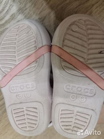 Красивые Crocs С6 босоножки/сандали, р. 22-23