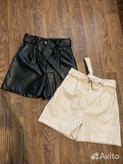 Кожаные шорты