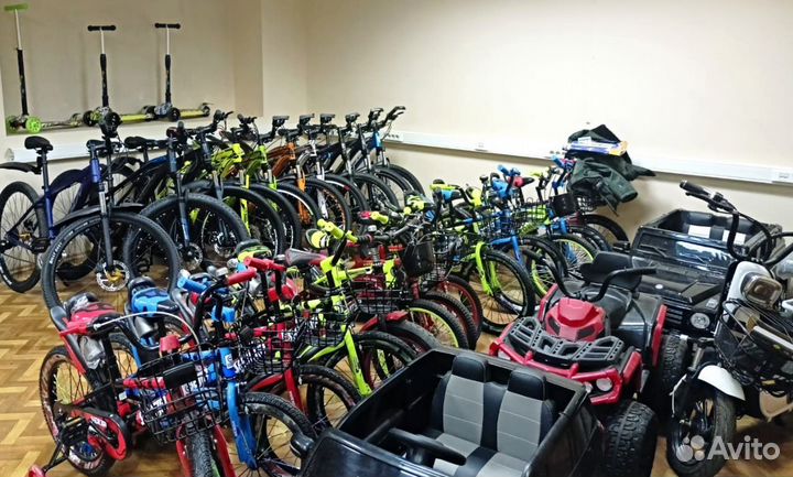 Детские и взрослые велосипеды