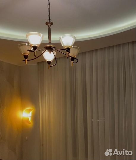 Люстра потолочная италия бу