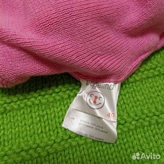 Шапка для девочки, осень, тёплая зима