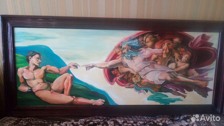 Микеланджело Буонарроти: Сотворение Адама