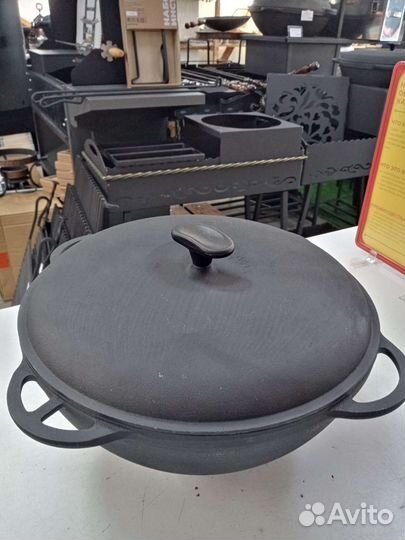 Казан чугунный 6л Ситон