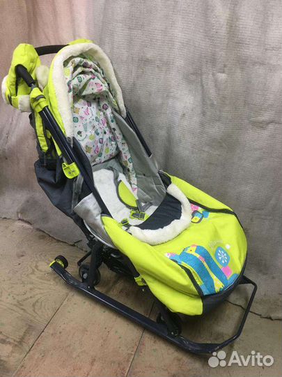 Санки коляска ника