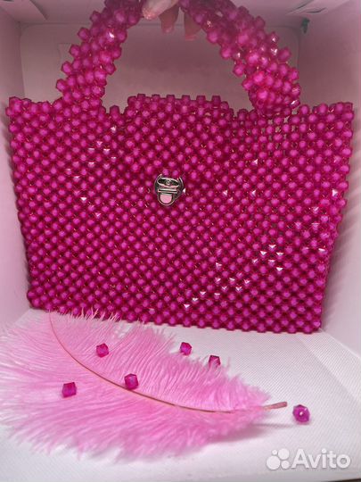 Cумка из бусин Ручная работа