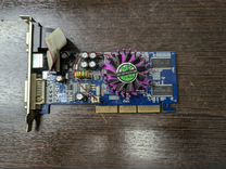 Видеокарта AGP nvidia FX5200 128mb gddr Manli