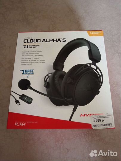 Наушники hyperx cloud alpha s