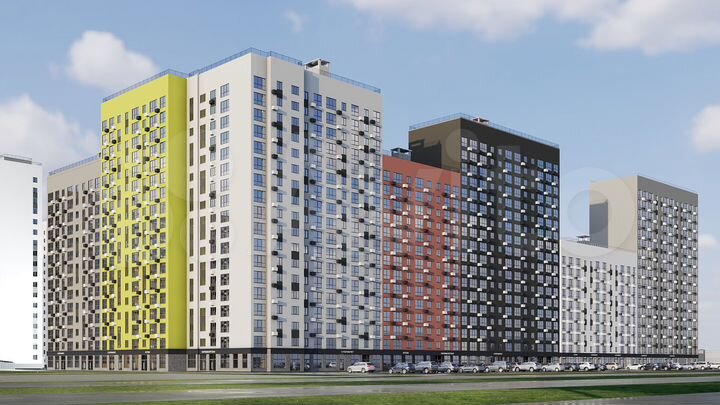 1-к. квартира, 40,6 м², 7/18 эт.