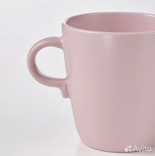 Кружка IKEA Фэргклар 370 мл. светло-розовый