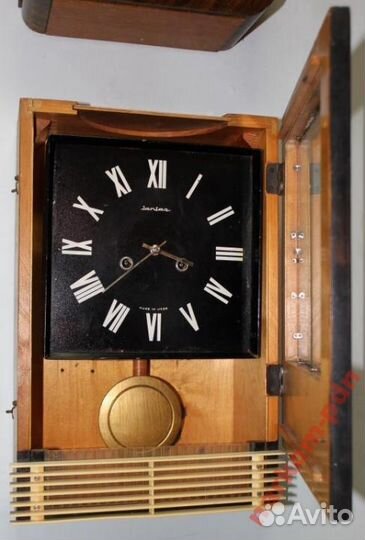 Часы настенные с боем получаса СССР 1960г маятник