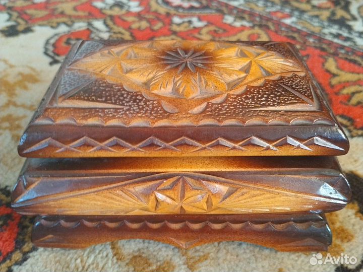 Шкатулка деревянная СССР
