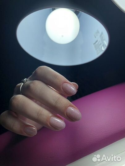 Наращивание ногтей, гель лак