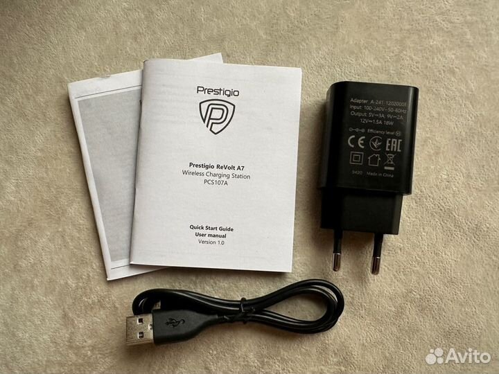 Беспроводная зарядная станция Prestigio ReVolt A7