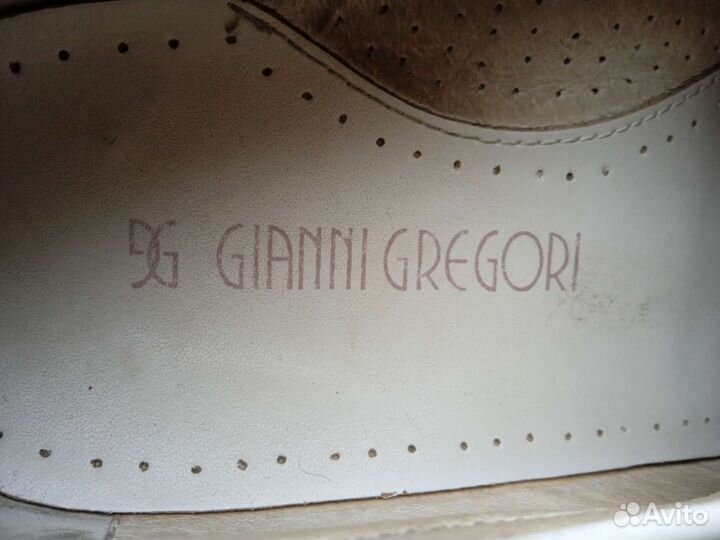 Кожаные мужские туфли Gianni Gregori 43