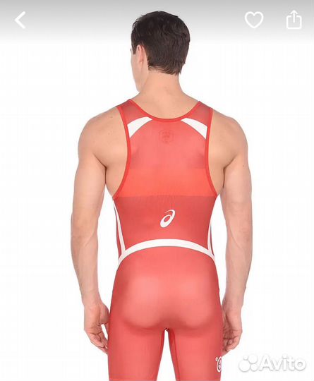 Борцовское трико asics 42-44 р