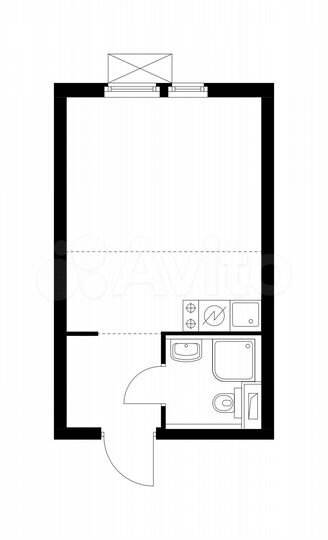 Квартира-студия, 21,8 м², 13/15 эт.