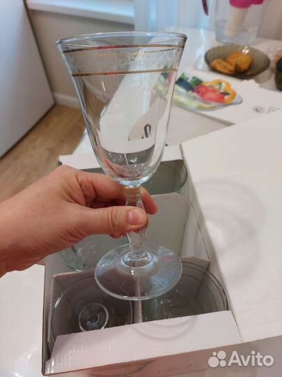 Бокалы новые 6шт