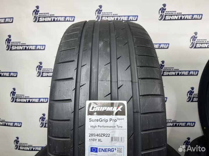 Gripmax SureGrip Pro Sport 285/40 R22 и 325/35 R22 114Y
