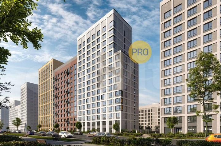 2-к. квартира, 73,3 м², 2/16 эт.