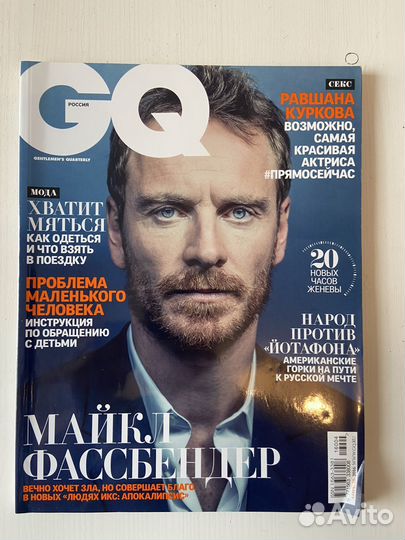 Журнал GQ с Фассбендером апрель 2016