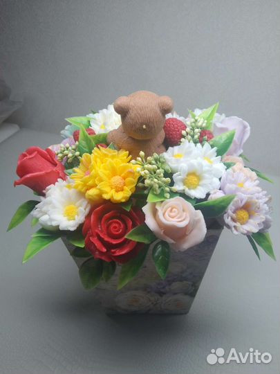 Букет из мыла