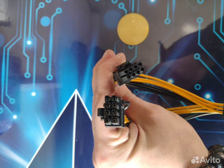 Переходники для видеокарт 6pin-2*8pin GPU/CPU