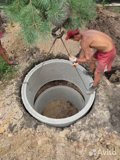 Септик/Сливная яма из бетонных колец