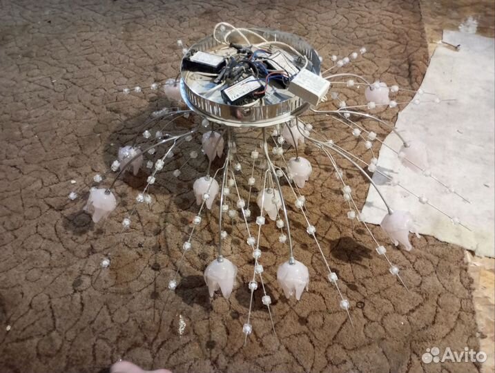 Люстра потолочная подвесная бу