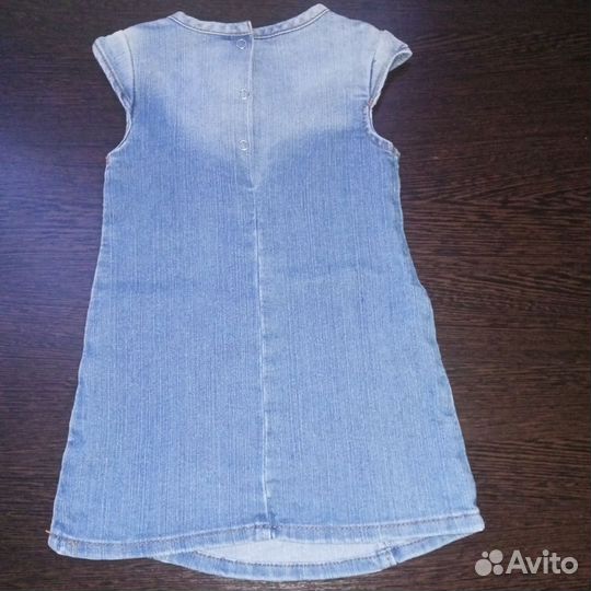 Джинсовый сарафан для девочки 62 68