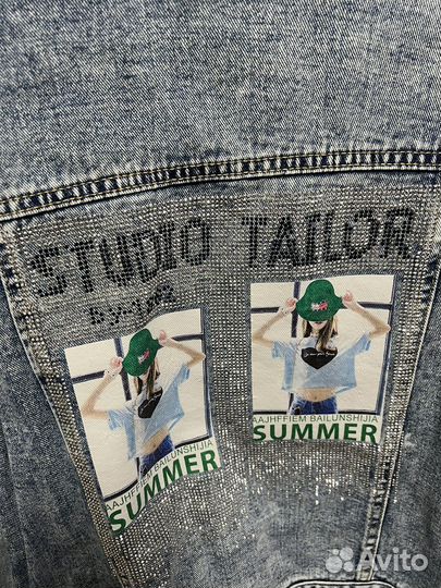 Джинсовая куртка для девочки