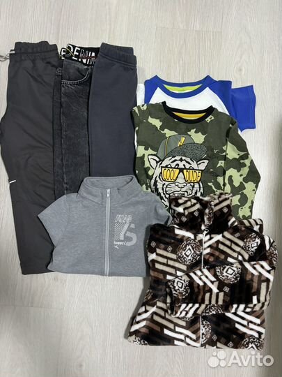 Вещи пакетом для мальчика 110-116